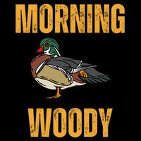 Morning Woody Funny Duck Hunting Gift Cooling Performance Crew T-Shirt