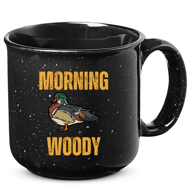 Morning Woody Funny Duck Hunting Gift 15oz Campfire Ceramic Mug