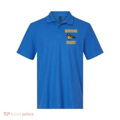 Morning Woody Funny Duck Hunting Gift Polo