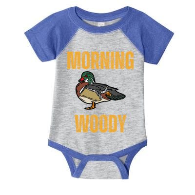 Morning Woody Funny Duck Hunting Gift Infant Baby Jersey Bodysuit