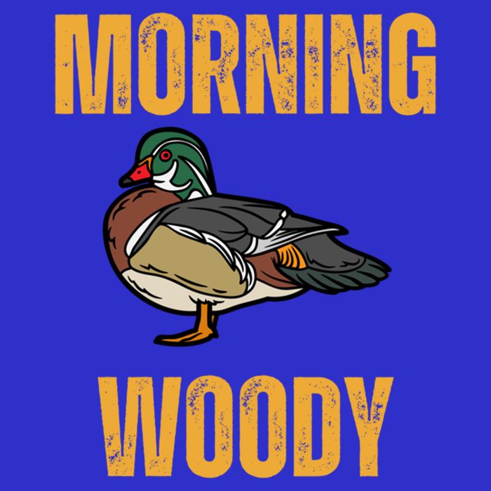 Morning Woody Funny Duck Hunting Gift Womens T-Shirt