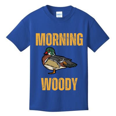 Morning Woody Funny Duck Hunting Gift Kids T-Shirt