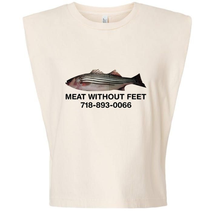 Meat Without Feet 718 893 0066 Garment-Dyed Women's Muscle Tee