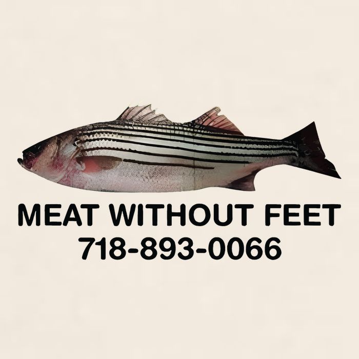 Meat Without Feet 718 893 0066 Garment-Dyed Women's Muscle Tee