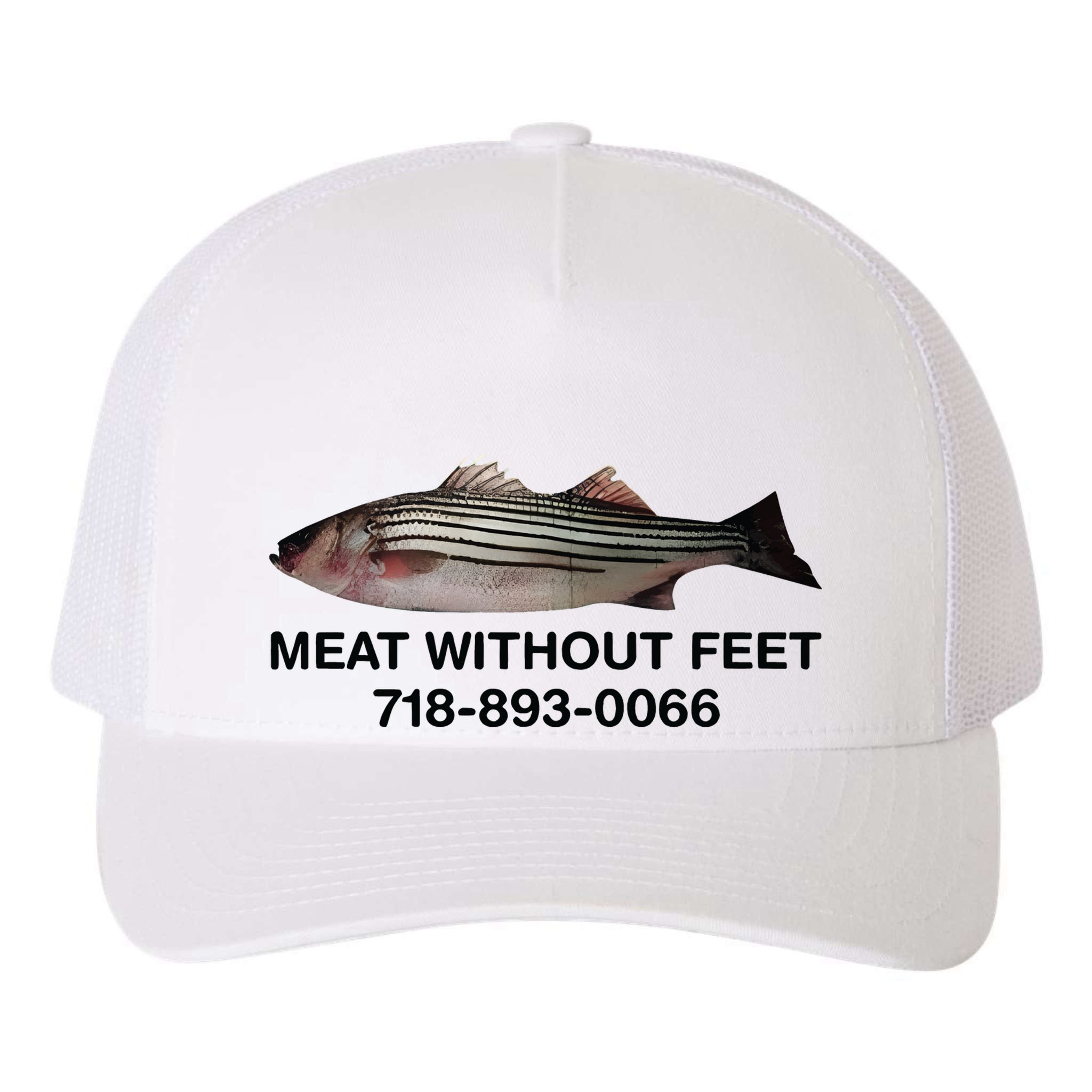 Meat Without Feet 718 893 0066 Yupoong Adult 5-Panel Trucker Hat