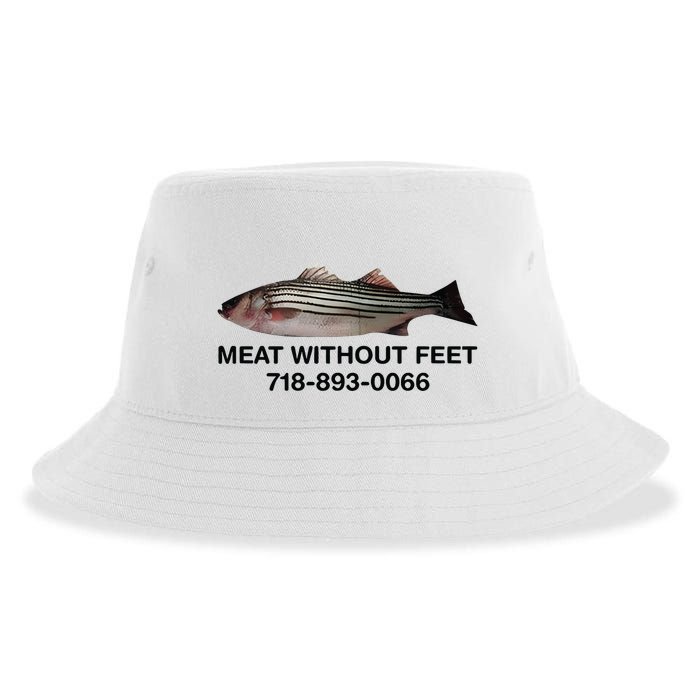 Meat Without Feet 718 893 0066 Sustainable Bucket Hat