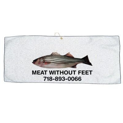 Meat Without Feet 718 893 0066 Large Microfiber Waffle Golf Towel