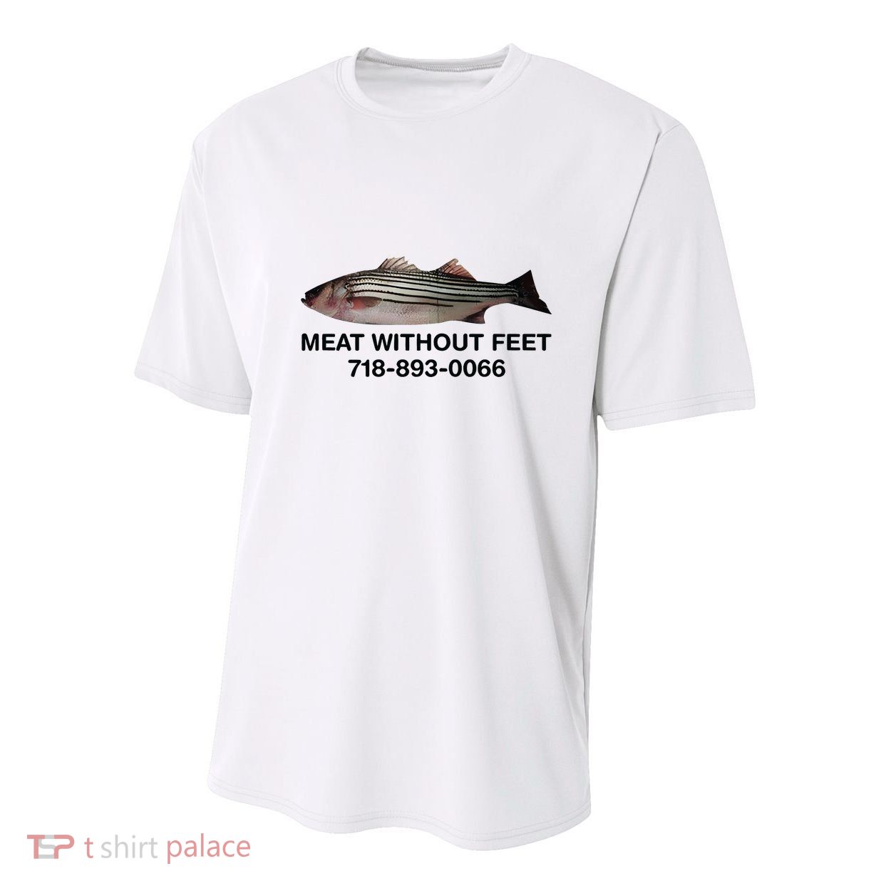 Meat Without Feet 718 893 0066 Youth Performance Sprint T-Shirt