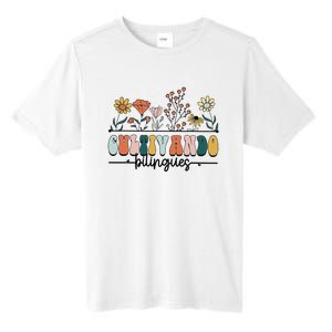 Maestra Wild Flowers Cultivando Bilingues Spanish Teacher Tall Fusion ChromaSoft Performance T-Shirt