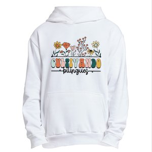 Maestra Wild Flowers Cultivando Bilingues Spanish Teacher Urban Pullover Hoodie