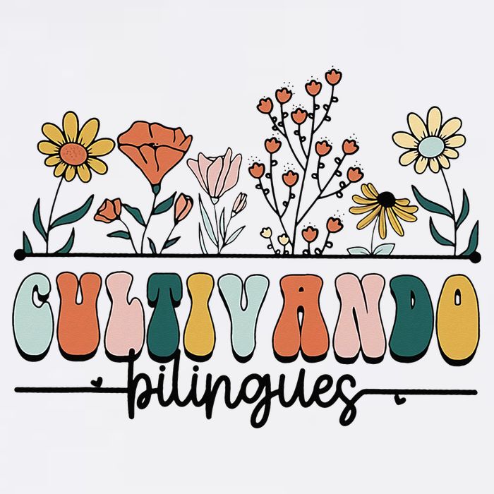 Maestra Wild Flowers Cultivando Bilingues Spanish Teacher Visor