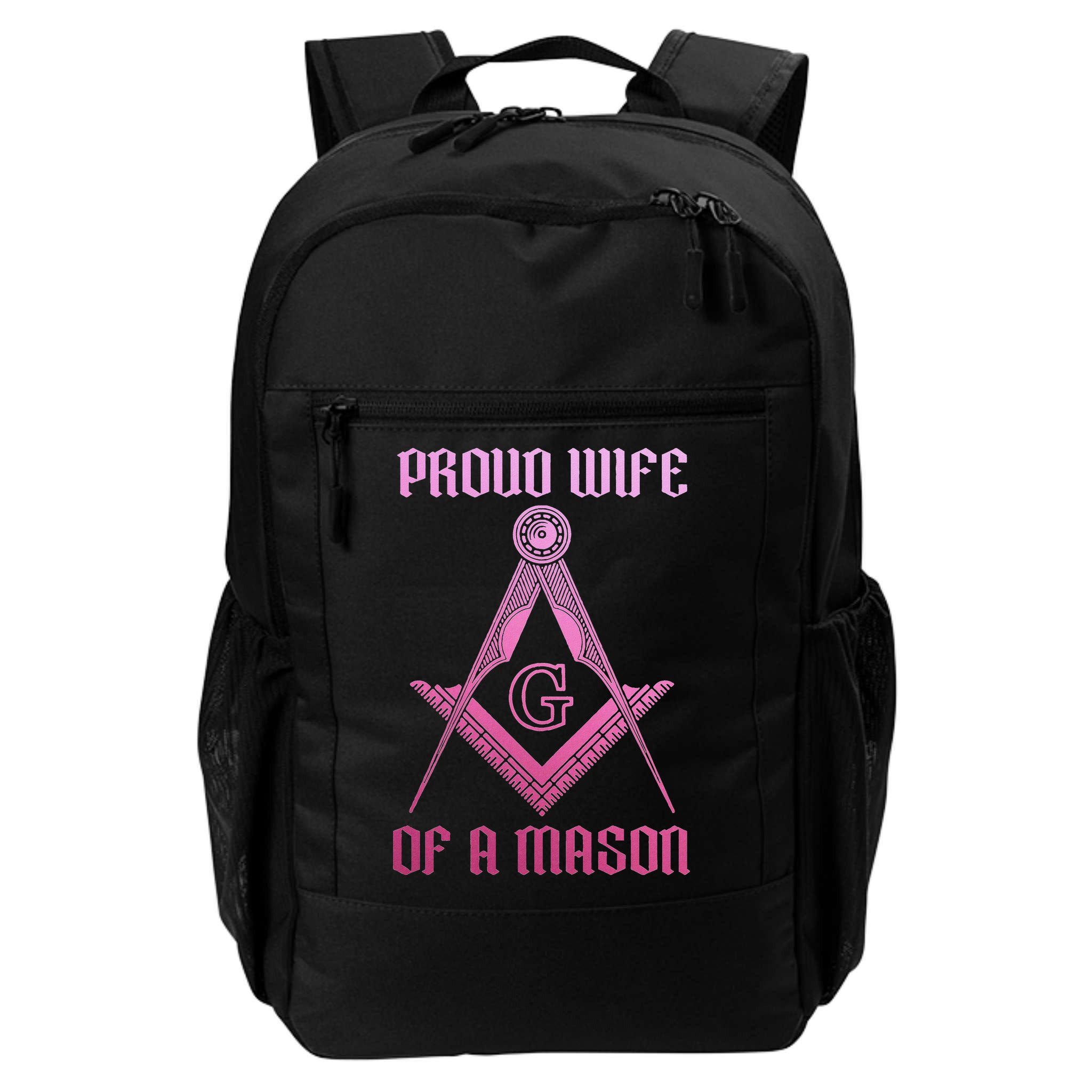 Mason Wife Freemason Masonic Symbol Square & Compass Shriner Backpack