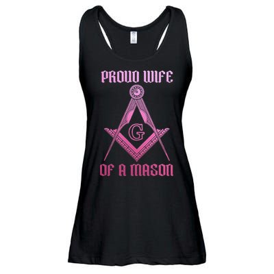 Mason Wife Freemason Masonic Symbol Square & Compass Shriner Ladies Essential Flowy Tank