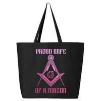 Mason Wife Freemason Masonic Symbol Square & Compass Shriner 25L Jumbo Tote