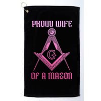 Mason Wife Freemason Masonic Symbol Square & Compass Shriner Golf Towel