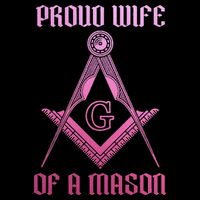 Mason Wife Freemason Masonic Symbol Square & Compass Shriner Womens T-Shirt