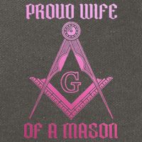 Mason Wife Freemason Masonic Symbol Square & Compass Shriner Cotton Canvas Backpack