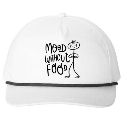 Mood Without Food Angry Snapback Five-Panel Rope Hat