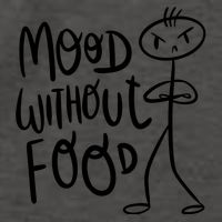 Mood Without Food Angry Vector Backpack