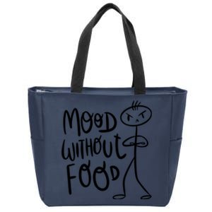 Mood Without Food Angry Zip Tote Bag