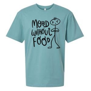 Mood Without Food Angry Sueded Cloud Jersey T-Shirt