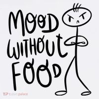 Mood Without Food Angry High Crown Mesh Back Trucker Hat