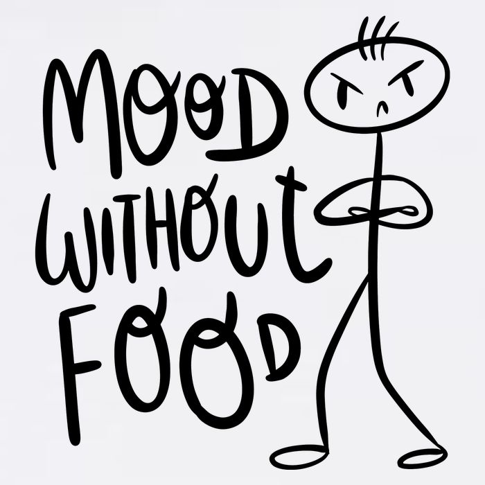 Mood Without Food Angry Sweatshirt