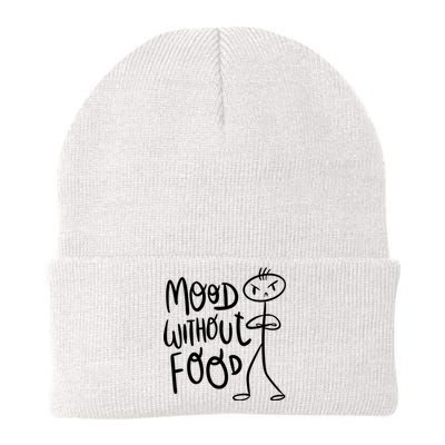 Mood Without Food Angry Knit Cap Winter Beanie