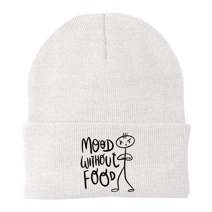 Mood Without Food Angry Knit Cap Winter Beanie