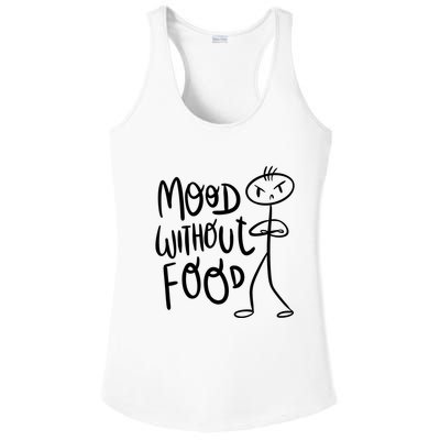 Mood Without Food Angry Ladies PosiCharge Competitor Racerback Tank
