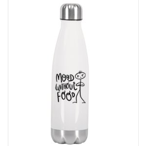 Mood Without Food Angry Stainless Steel Insulated Water Bottle