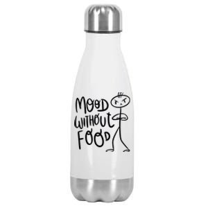 Mood Without Food Angry Stainless Steel Insulated Water Bottle