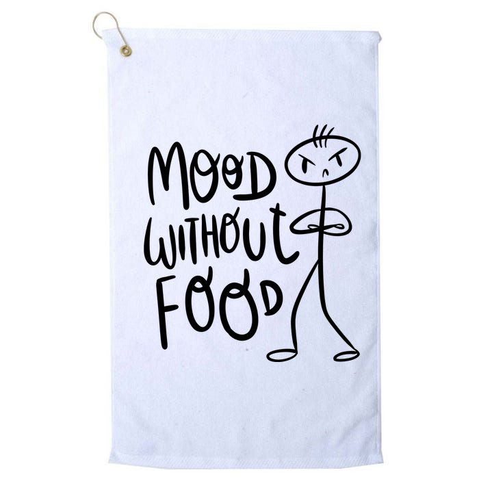 Mood Without Food Angry Golf Towel