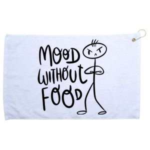 Mood Without Food Angry Grommeted Golf Towel