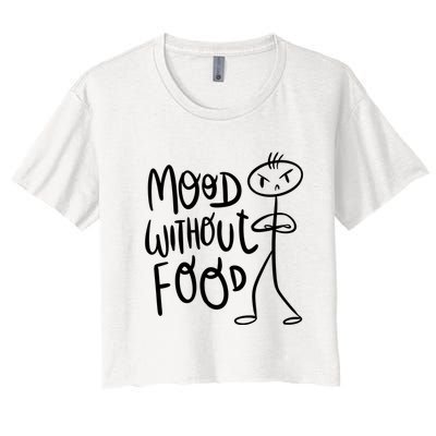 Mood Without Food Angry Crop Top