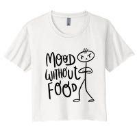Mood Without Food Angry Crop Top