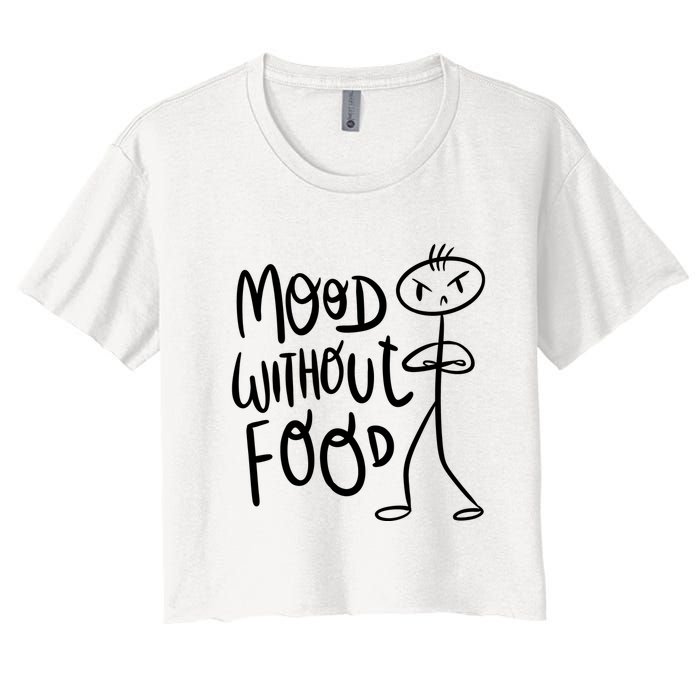 Mood Without Food Angry Crop Top