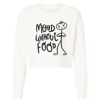 Mood Without Food Angry Cropped Pullover Crew
