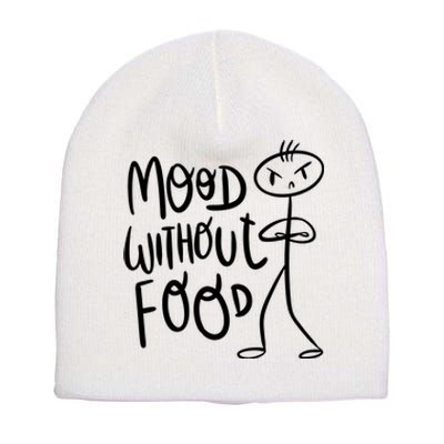 Mood Without Food Angry Short Acrylic Beanie