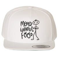 Mood Without Food Angry Wool Snapback Cap