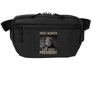 Most Wanted Funny Trump 2024 Mugshot For President Crossbody Pack