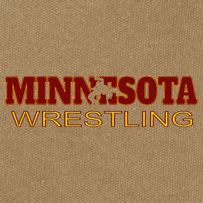 Minnesota Wrestling Freestyle Wrestler State Pride Mn Cotton Canvas Backpack