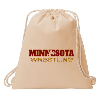 Minnesota Wrestling Freestyle Wrestler State Pride Mn Drawstring Bag