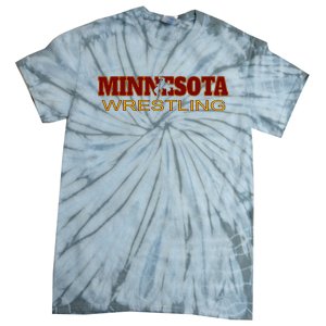 Minnesota Wrestling Freestyle Wrestler State Pride Mn Tie-Dye T-Shirt