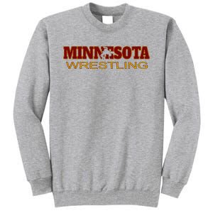 Minnesota Wrestling Freestyle Wrestler State Pride Mn Tall Sweatshirt