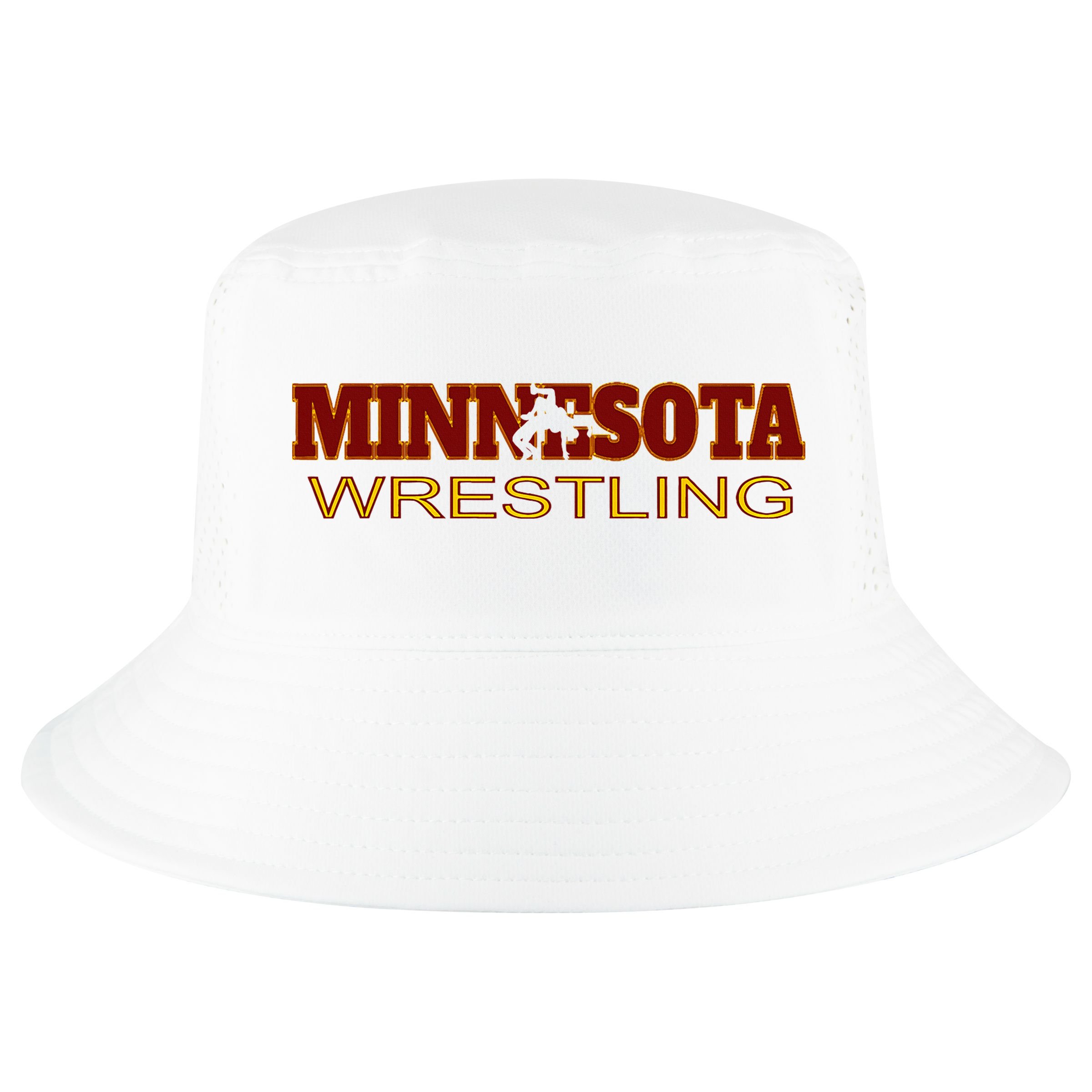 Minnesota Wrestling Freestyle Wrestler State Pride Mn Cool Comfort Performance Bucket Hat