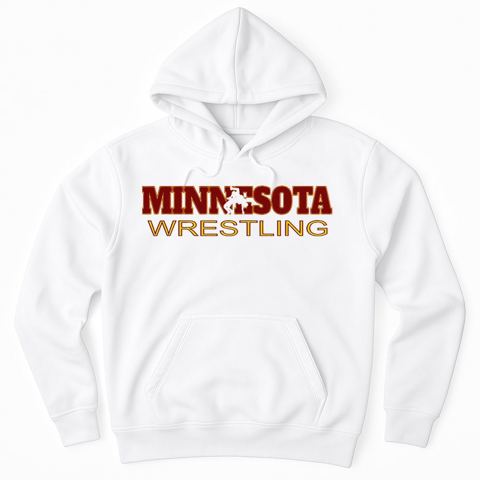 Minnesota Wrestling Freestyle Wrestler State Pride Mn Hoodie