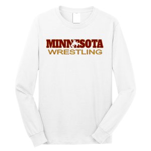 Minnesota Wrestling Freestyle Wrestler State Pride Mn Long Sleeve Shirt