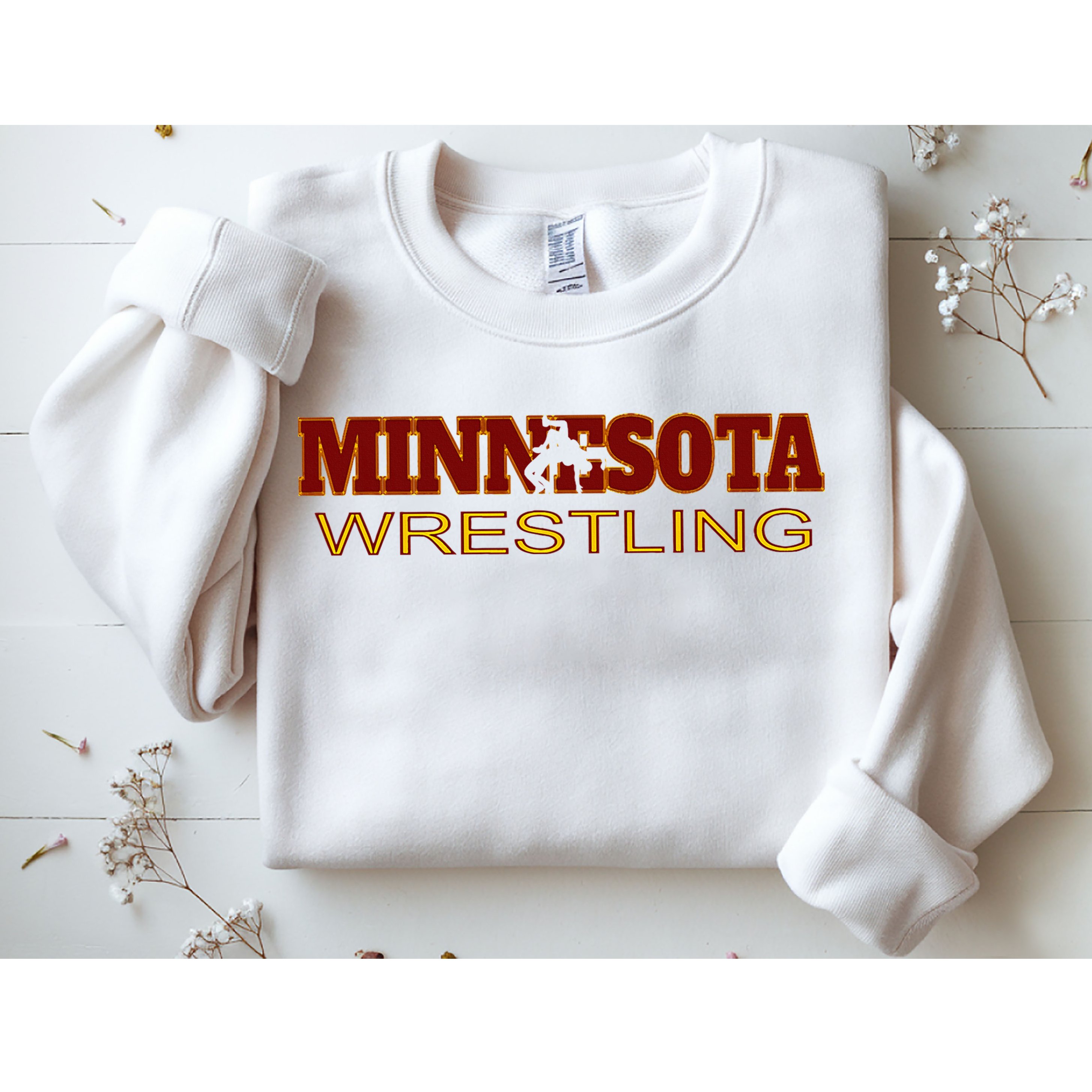 Minnesota Wrestling Freestyle Wrestler State Pride Mn Sweatshirt