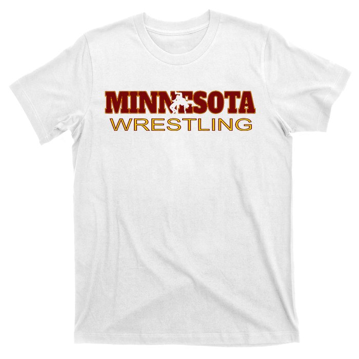 Minnesota Wrestling Freestyle Wrestler State Pride Mn T-Shirt